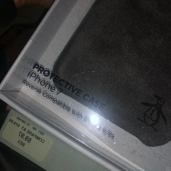 🐧 NEW Grey Suede iPHONE 7/6/6sPhone Case Cover 🐧 - Picture 3 of 5